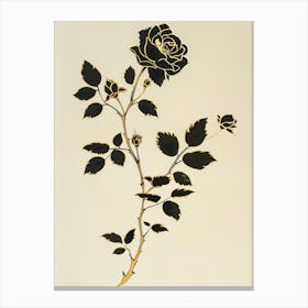 Black Rose Canvas Print