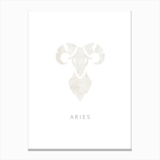 Aries Zodiac Canvas Print
