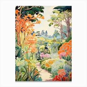 Harry P Leu Gardens Usa Modern Illustration 3 Canvas Print