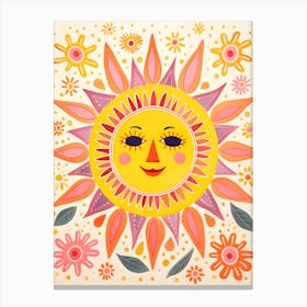 Sun Poster Canvas Print