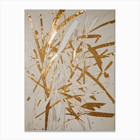 Gold Splatter no1 Canvas Print