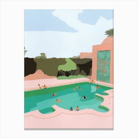 Backyard Dip Canvas Print