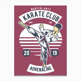 Karate Club 1 Canvas Print