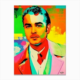 Gerardo Ortiz Colourful Pop Art Canvas Print