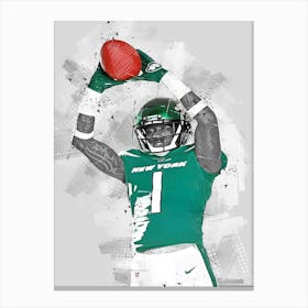 Sauce Gardner New York Jets Canvas Print