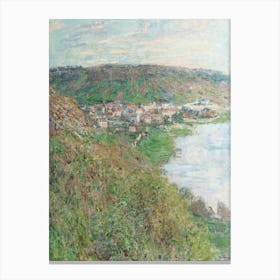 View Of Vétheuil (1880), Claude Monet Canvas Print
