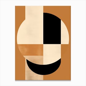 Cologne Contrast, Geometric Bauhaus Canvas Print