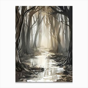 Forest Path Canvas Print