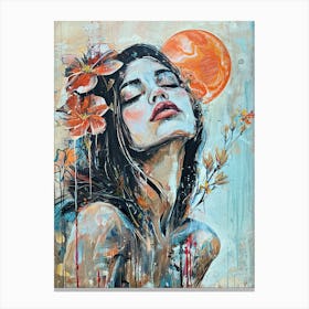 Nomad Light, Boho Art Style Canvas Print