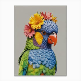 Colorful Parrot 2 Canvas Print