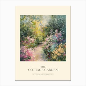 Cottage Garden Poster Enchanted Meadow 5 Canvas Print