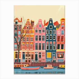 Amsterdam Houses Canvas Print