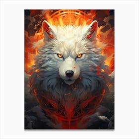 White Wolf Canvas Print