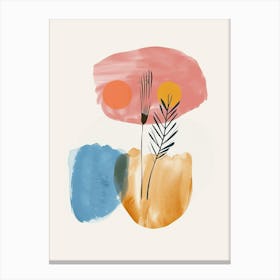 A Mid Century Rhapsody In Retro Tones Canvas Print