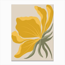 Yellow Flower 3 Canvas Print