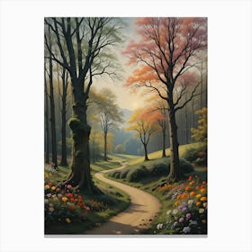 Path Through The Woods 2 Canvas Print