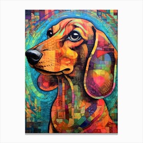 Dachshund art Canvas Print