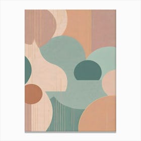 Abstract Pastel Pattern 2 Canvas Print