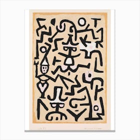 Paul Klee - Comedians’ Handbill Canvas Print