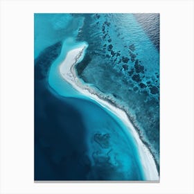 Aerial View Of The Bahamas Canvas Print