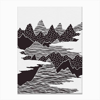 Mountain Peaks Canvas Print