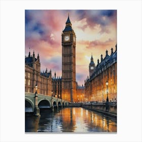 Sightseeing Big Ben London Canvas Print