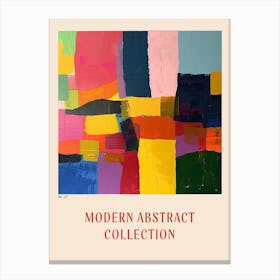 Modern Abstract Collection Poster 27 Canvas Print