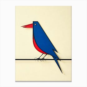 Bird On A Wire Canvas Print