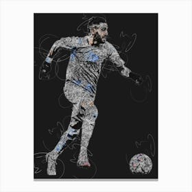 Riyad Mahrez 1 Canvas Print