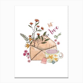 Let Love Grow Canvas Print