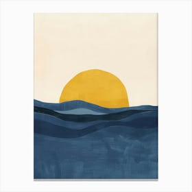 Sunset Over The Ocean 34 Canvas Print