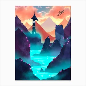 Imaginary world Canvas Print