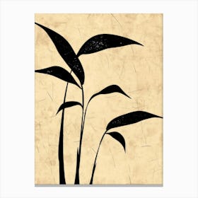 Asian Bamboo Canvas Print