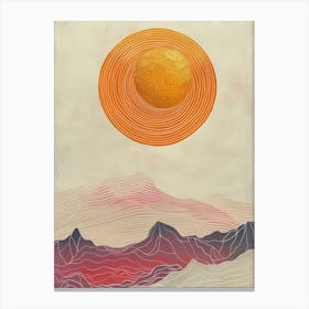 Sun In The Sky 1 Canvas Print