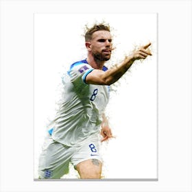 Jordan Henderson Painting Canvas Print