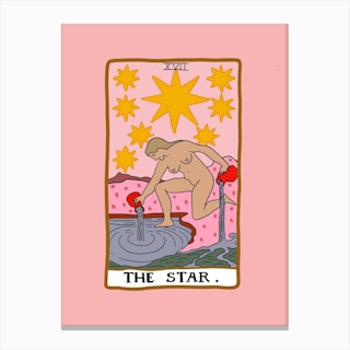 The Star Tarot Canvas Print