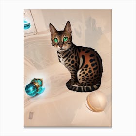 Bengal Cat Canvas Print