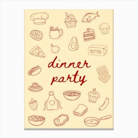 Dinner Party Canvas Print