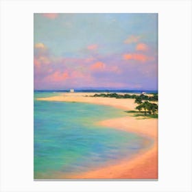 Palawan Beach Sentosa Island Singapore Monet Style Canvas Print