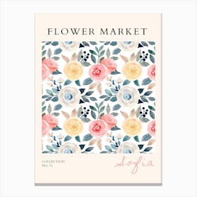 Flower Market 28 Canvas Print