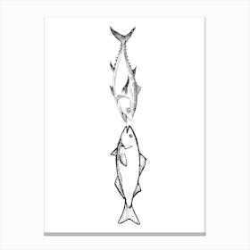 Two Fishes. Uk Canvas Print