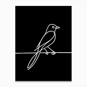 Bird On A Wire Canvas Print