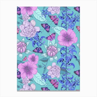 Spring Rare Flowers Canvas Print