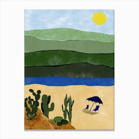 Summer In The Desert Canvas Print