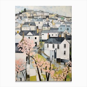 Fowey (Cornwall) Painting 1 Canvas Print