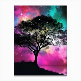 Tree In The Sky 5 Canvas Print