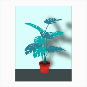 Monstera Plant Canvas Print
