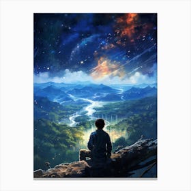 Starry Sky Canvas Print