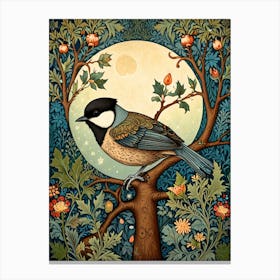 William Morris Bird In A Tree 3 Canvas Print