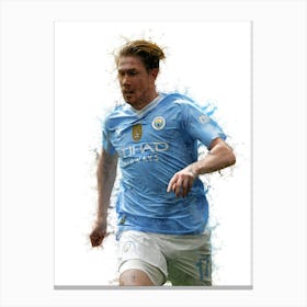 Kevin De Bruyne Painting Canvas Print